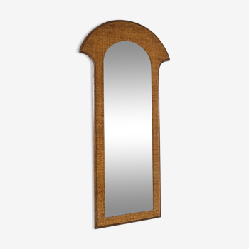 Vintage bamboo arch mirror