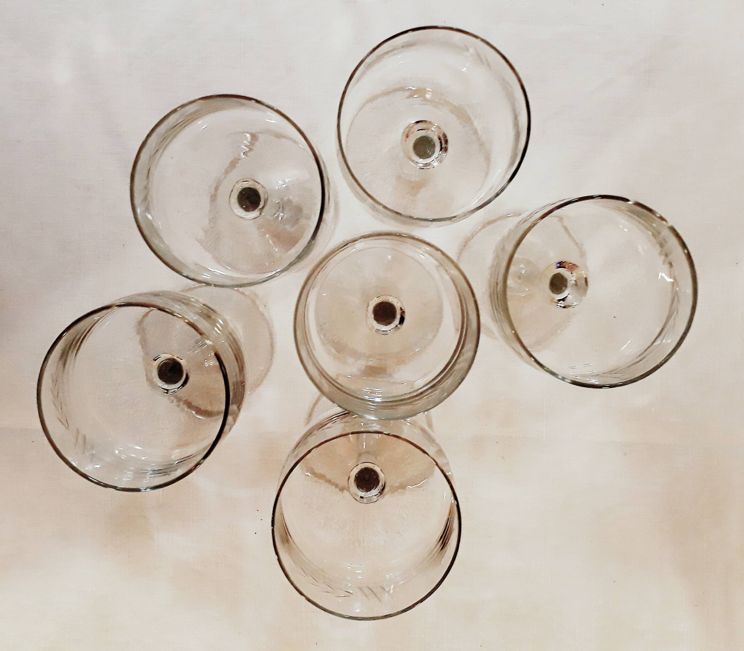 6 Chaume glasses