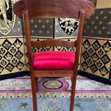 Suite of 6 english mahogany chairs 19th restored