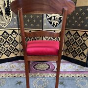 Suite of 6 english mahogany chairs 19th restored
