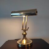 Brass desk or banker lamp