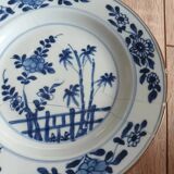 Blue white porcelain plate china