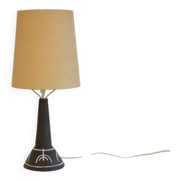 Lampe danoise en ceramique 1960