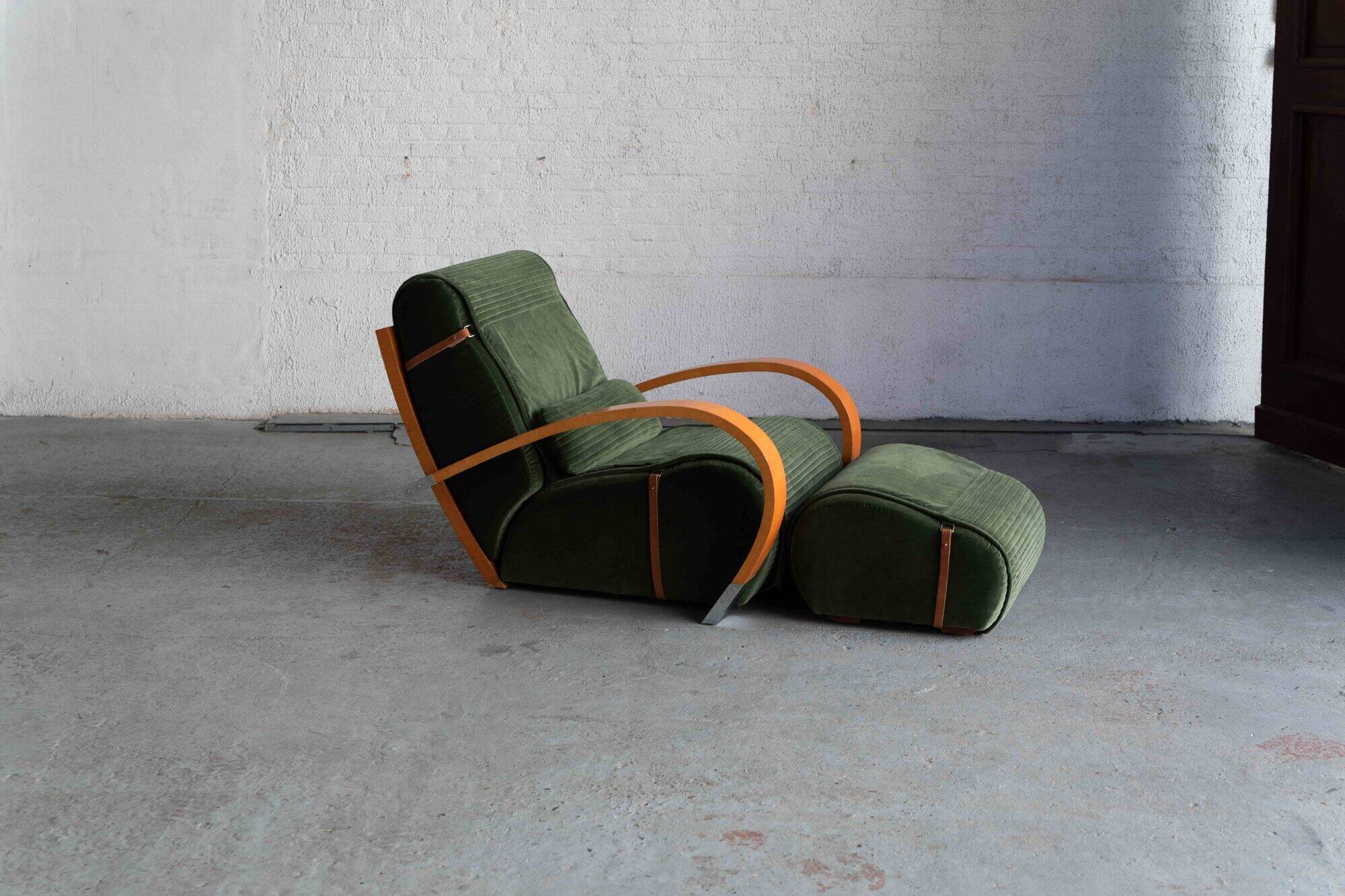 ‘Casablanca’ lounge chair with ottoman by Jamie Tresserra