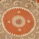 Vintage Turkish hand-knotted rug 140x145 cm