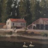 Table 'farm at the edge of water"