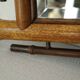 Vintage bamboo wall mirror 50's
