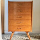 1950s chiffonnier with compass feet
