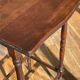 Turned Wood Style Bedside Table