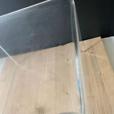 Plexiglass bedside table