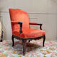 WALNUT ARMCHAIR FROM THE REGENCY PERIOD 18TH CENTURY