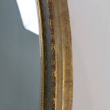 Oval Giltwood Mirror by Pieterman, The Netherlands 1960s