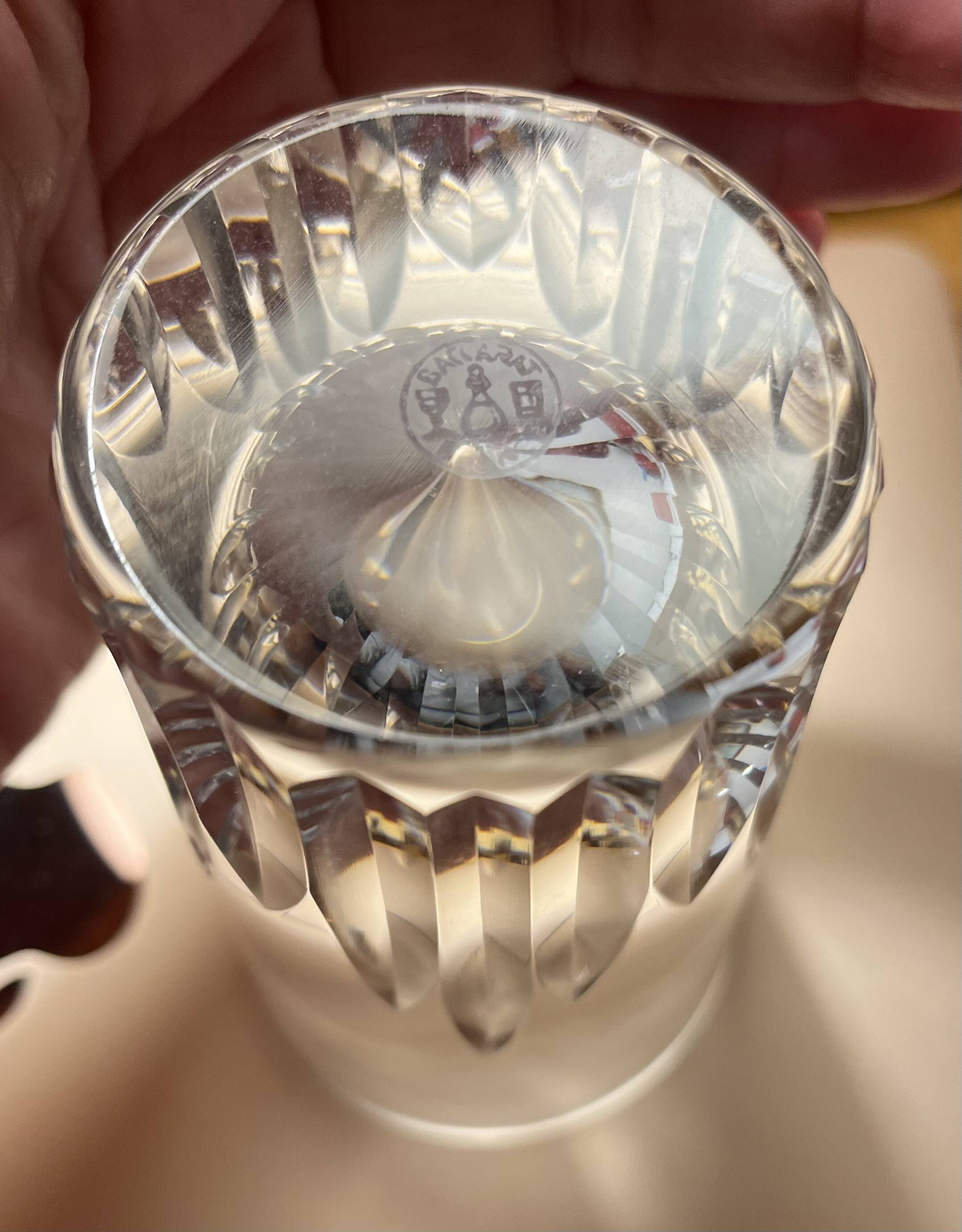 Baccarat crystal glasses