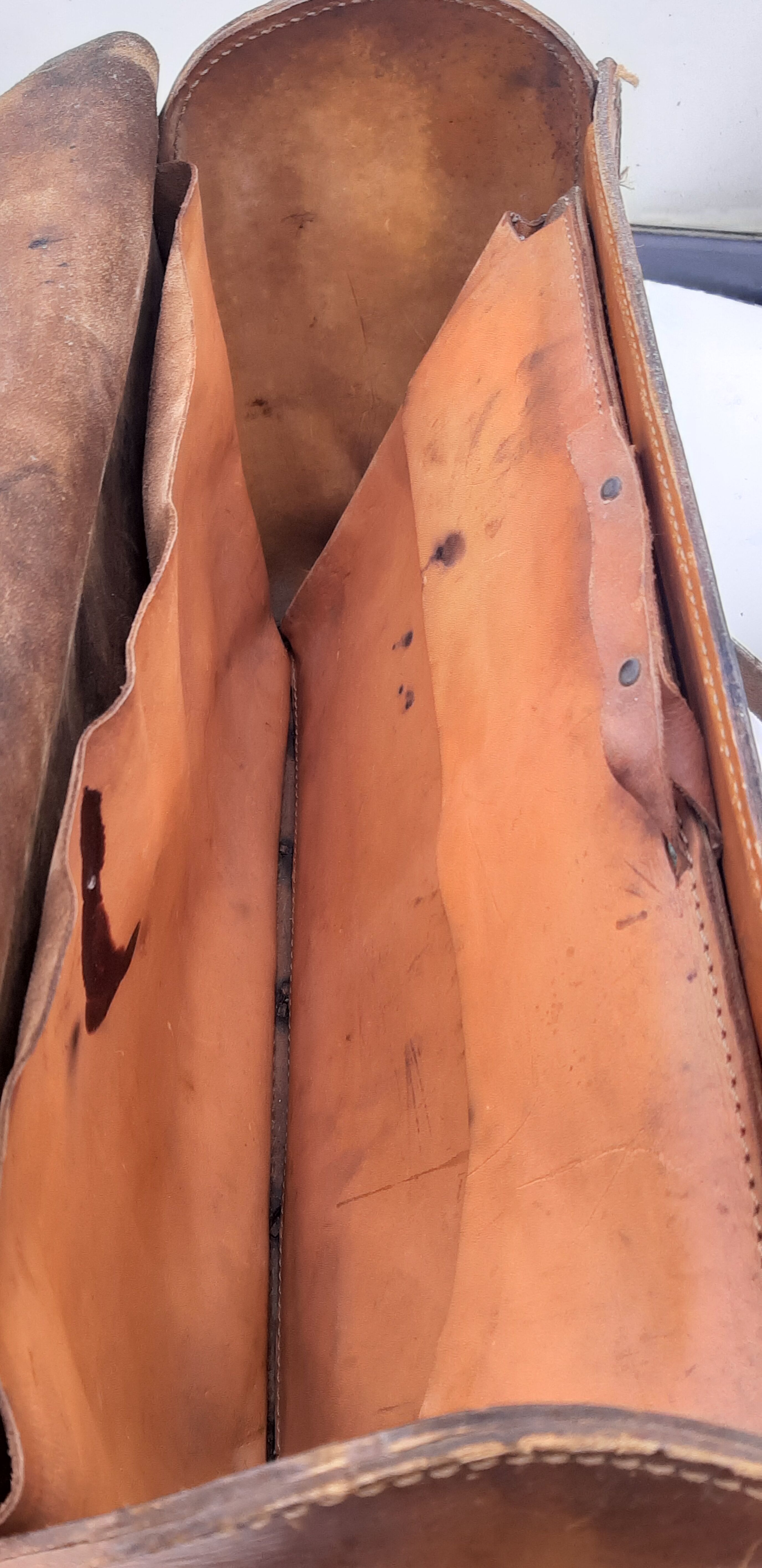 Edf leather work bag