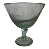 Biot centerpiece on a celadon XXL pedestal, 1960, signed