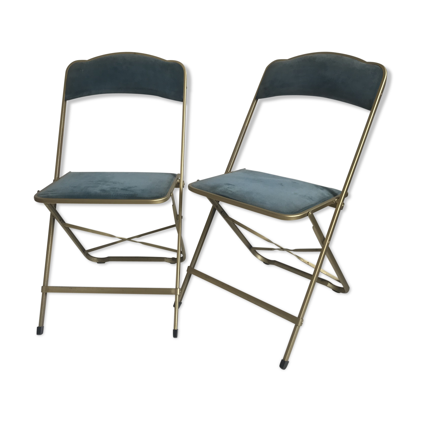 Pair of folding chairs