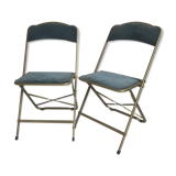 Pair of folding chairs
