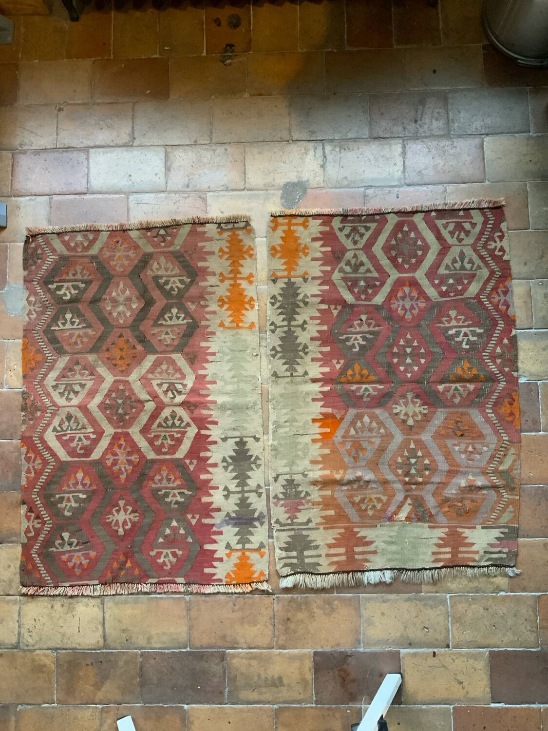 Pair of kilim rugs