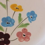 6 flat plates from the 50s Salins model Jocelyne