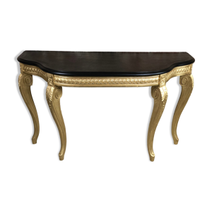 Console de style Louis XV en bois