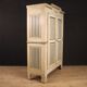 Antique lacquered and gilded Italian wardrobe in Louis XVI style from 19th century