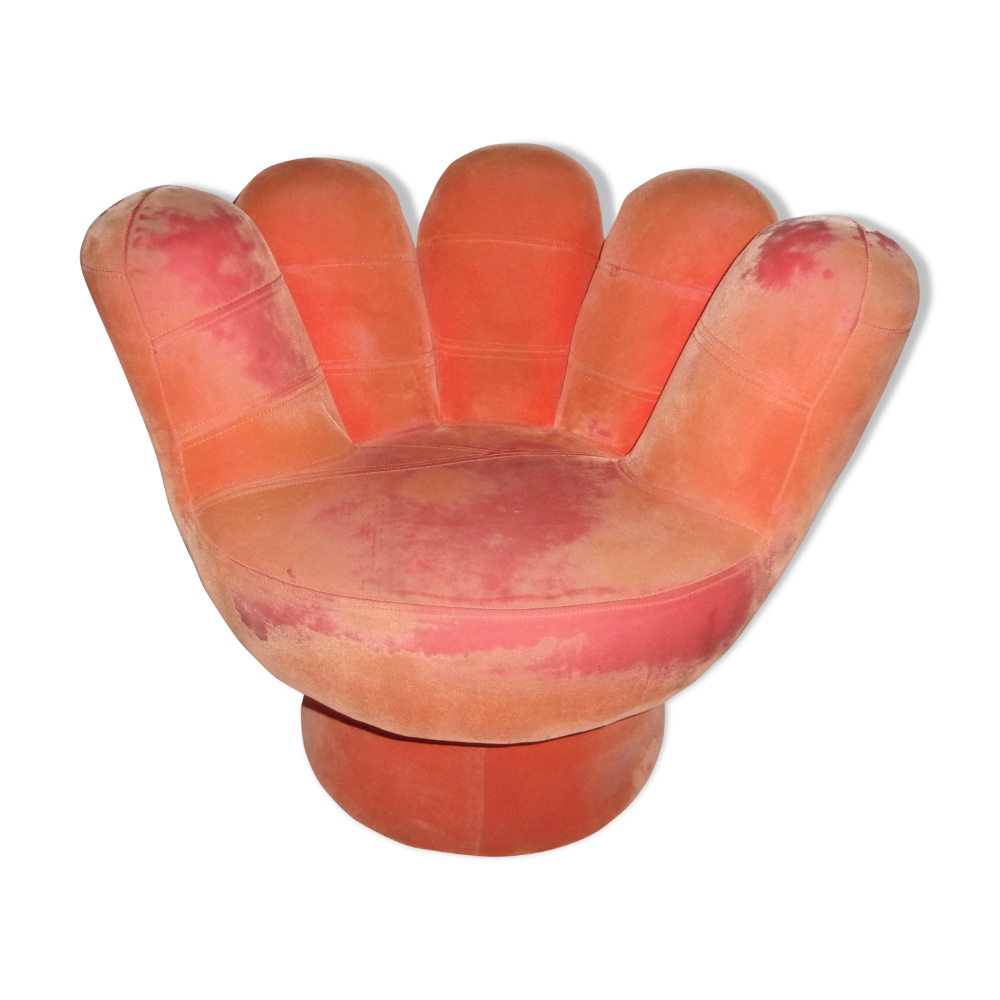 Armchair child vintage hand-shaped