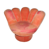 Armchair child vintage hand-shaped