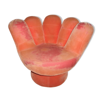 Fauteuil enfant vintage en forme de main