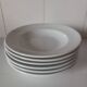 Assiette creuses blanches