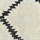 7x10 Neutral White Modern Super Soft Moroccan Rug, 216x294Cm