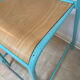 Vintage laboratory stool from the 1980s.