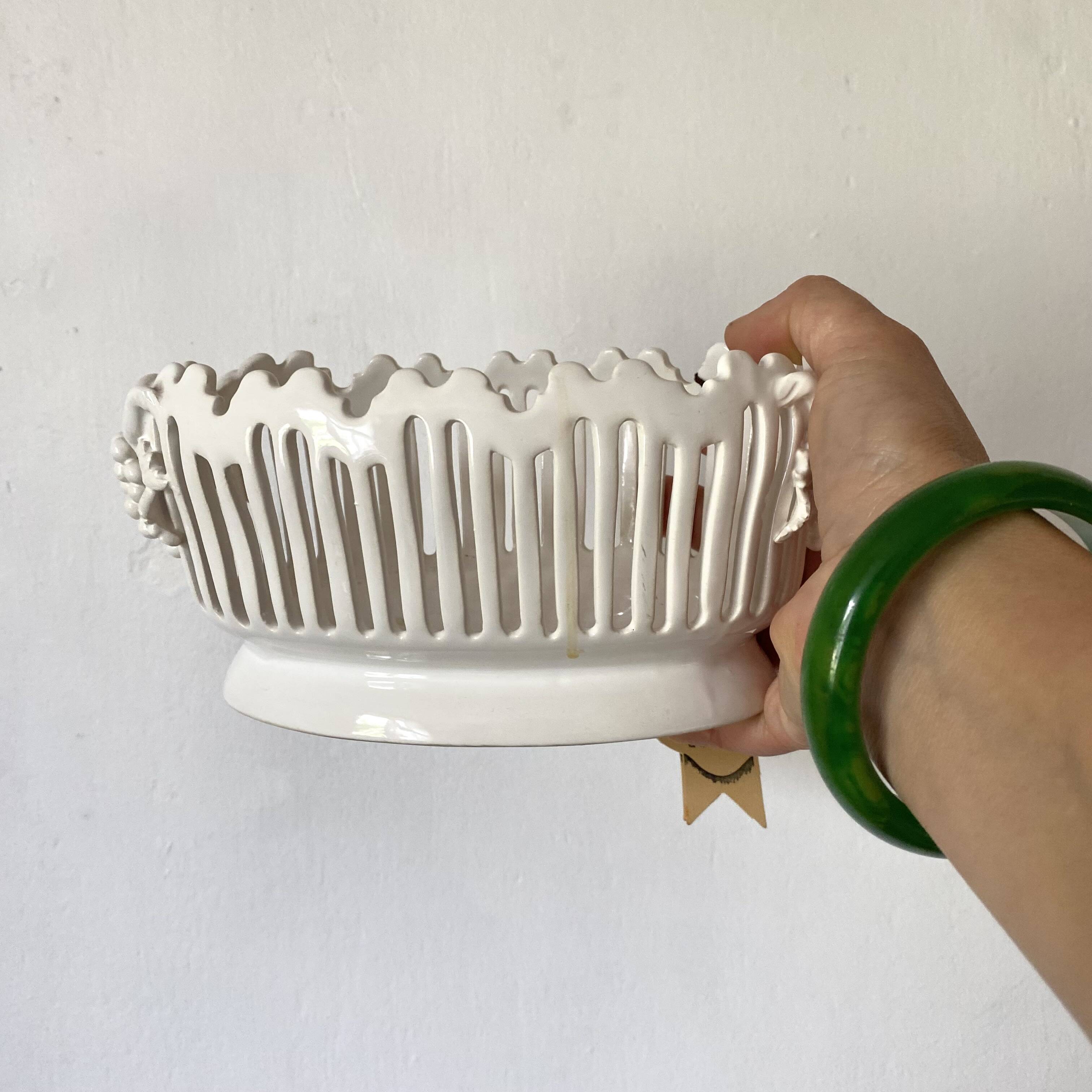 Malicorne Jules Moreau openwork basket