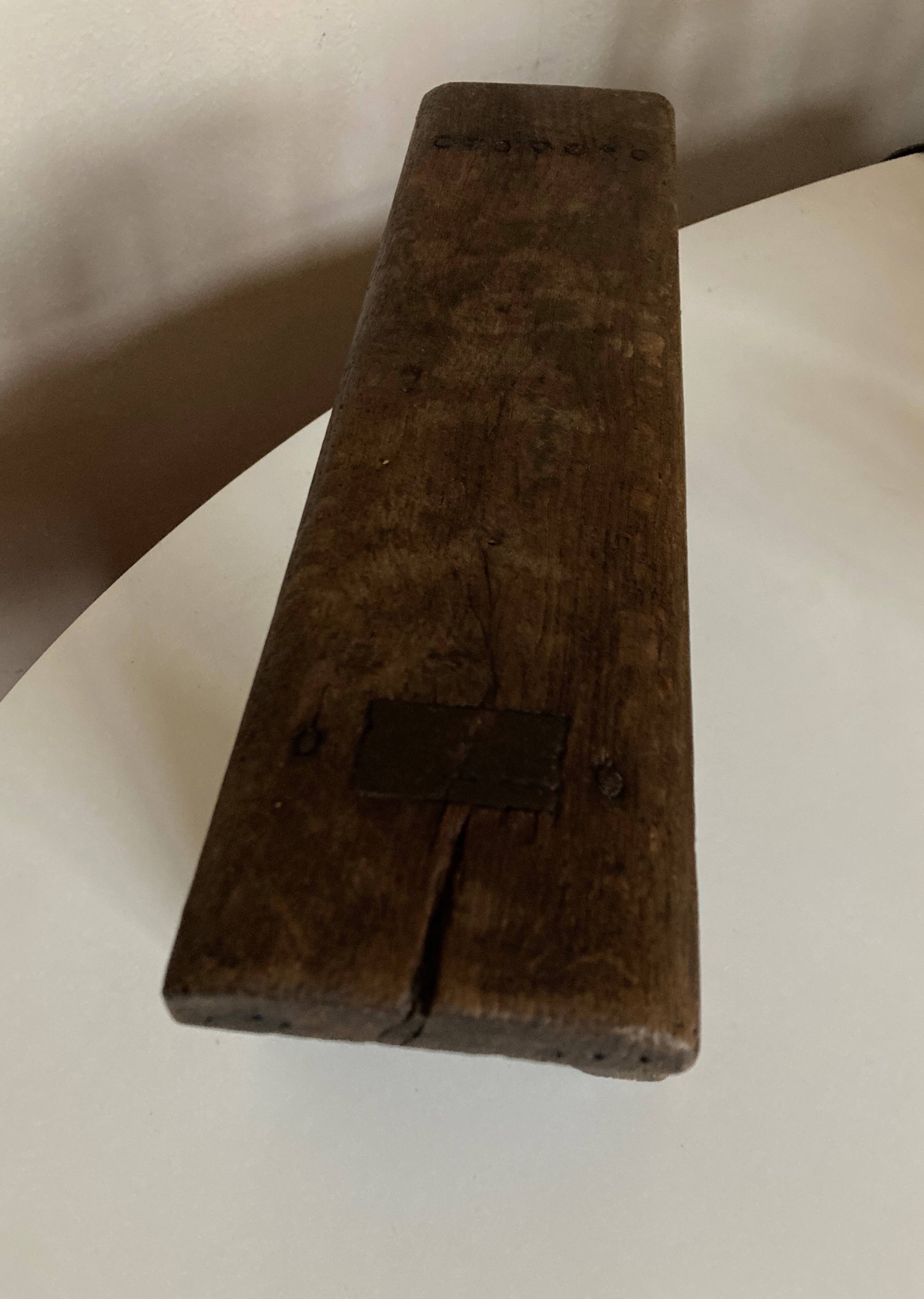 Folk art country bench/shelf, early 20th century