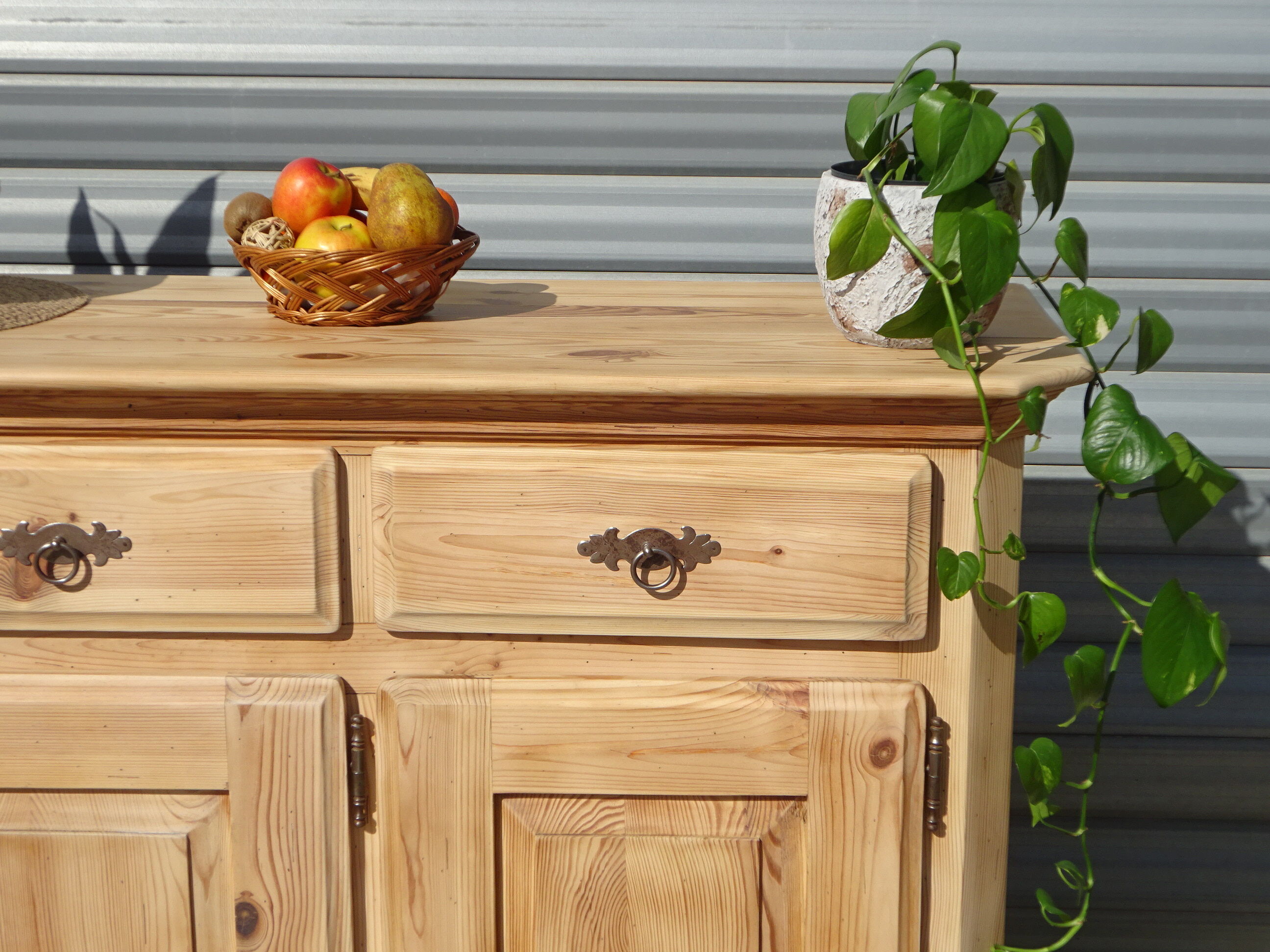Solid wood enfilade, restored