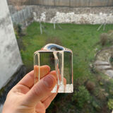 Moulded glass soliflore