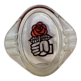 Empty pocket ashtray the fist and the rose of Marc Bonnet