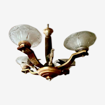 Magnificent art nouveau chandelier
