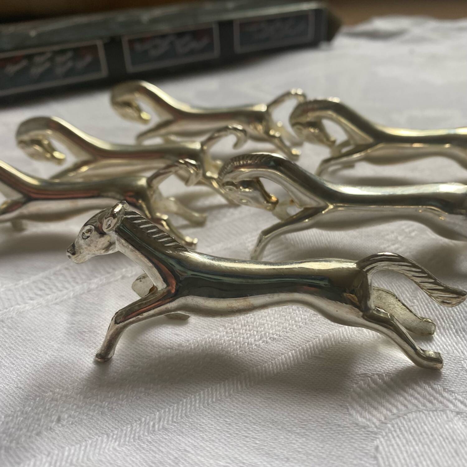 Vintage horse knife holder
