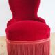 Velvet toad armchair