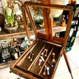 Old collapsible wooden painter's easel