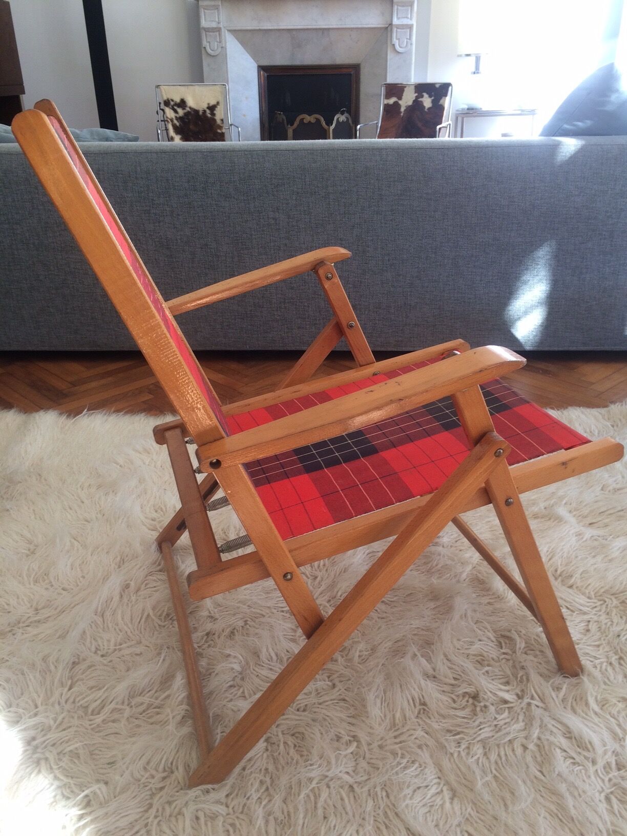 Armchair folding Plideal