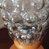 Bedside lamp 1960 1970 orange