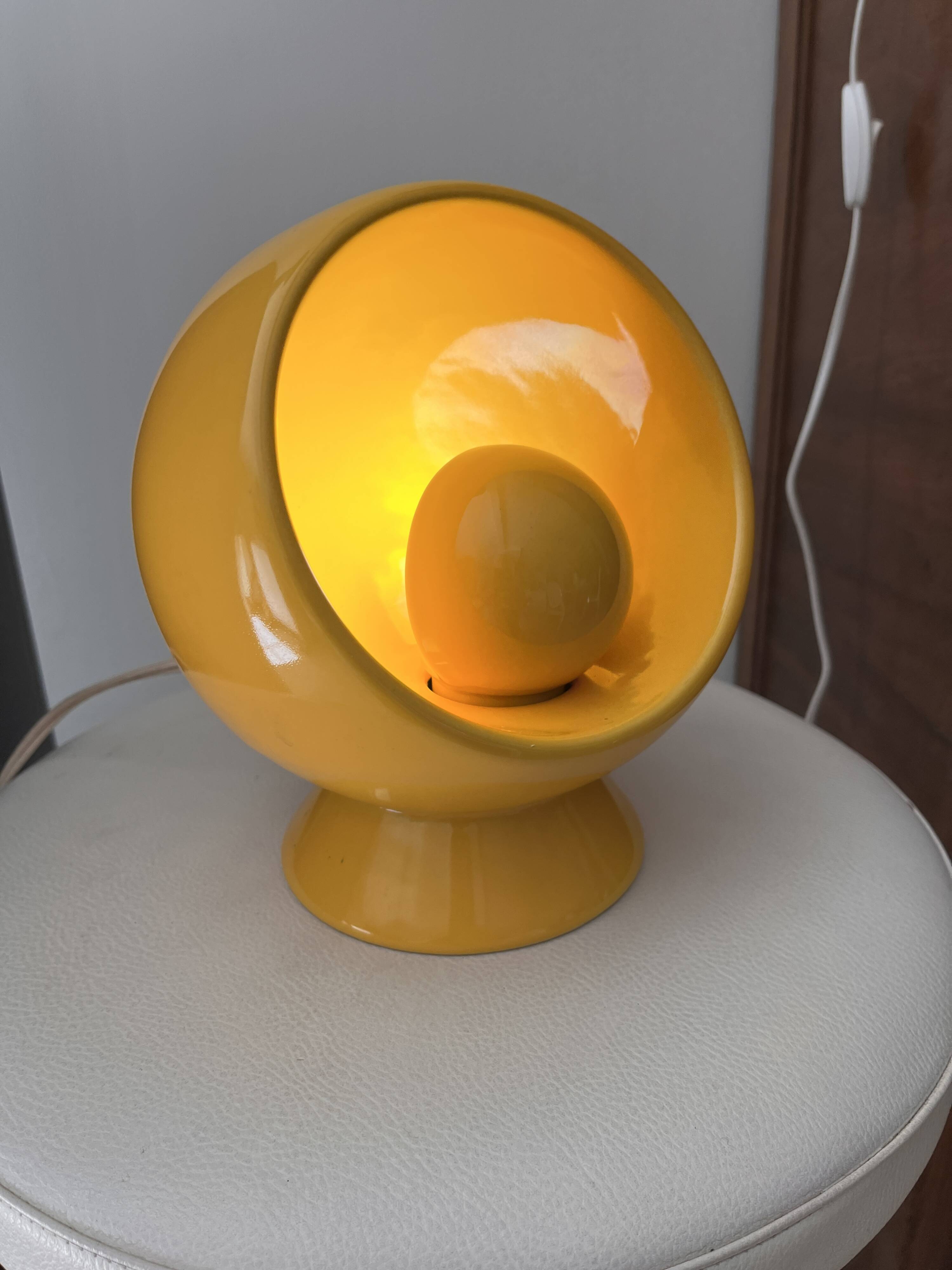 SC3 ceramic lamp designed by Marcello Cuneo, 1960.