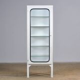 Armoire à pharmacie vintage en fer et verre, années 1970