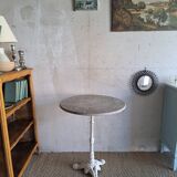 Round marble bistro table