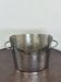 Silver-plated hammered and polished champagne bucket / basin