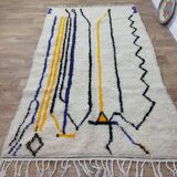Handmade Berber wool mrirt rug 256 X 146 CM