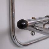 Art Deco Chrome wall Coat Rack Holland 1930s
