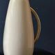 White thermos carafe by Aldo Tura, Italy, 1960s, Hollywood Regency.