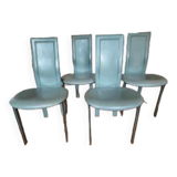 4 chaises Lara de Giorgio Cattelan